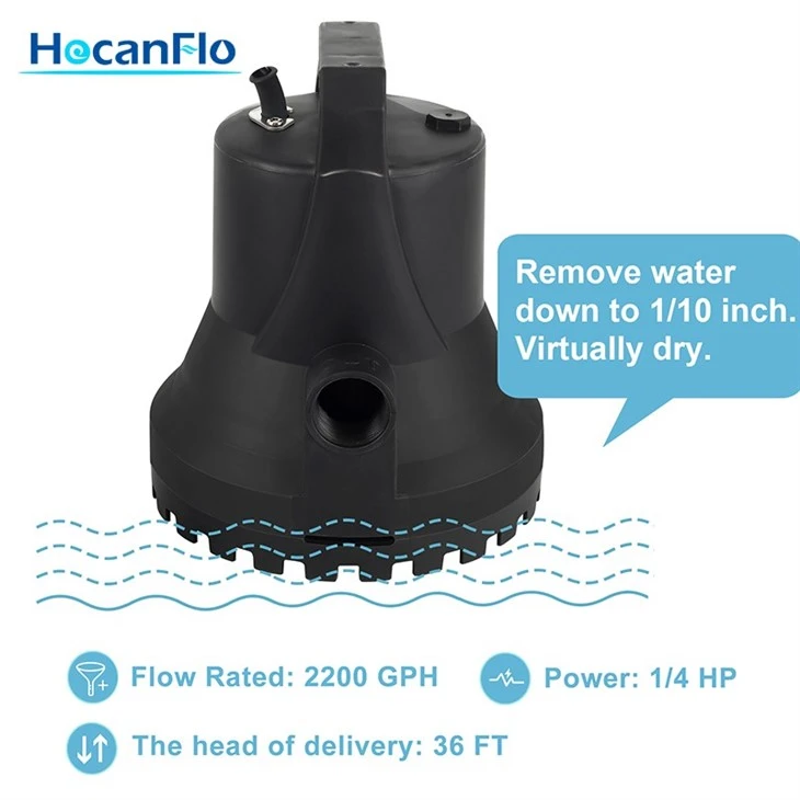 400w Portable Submersible Pump For Clean